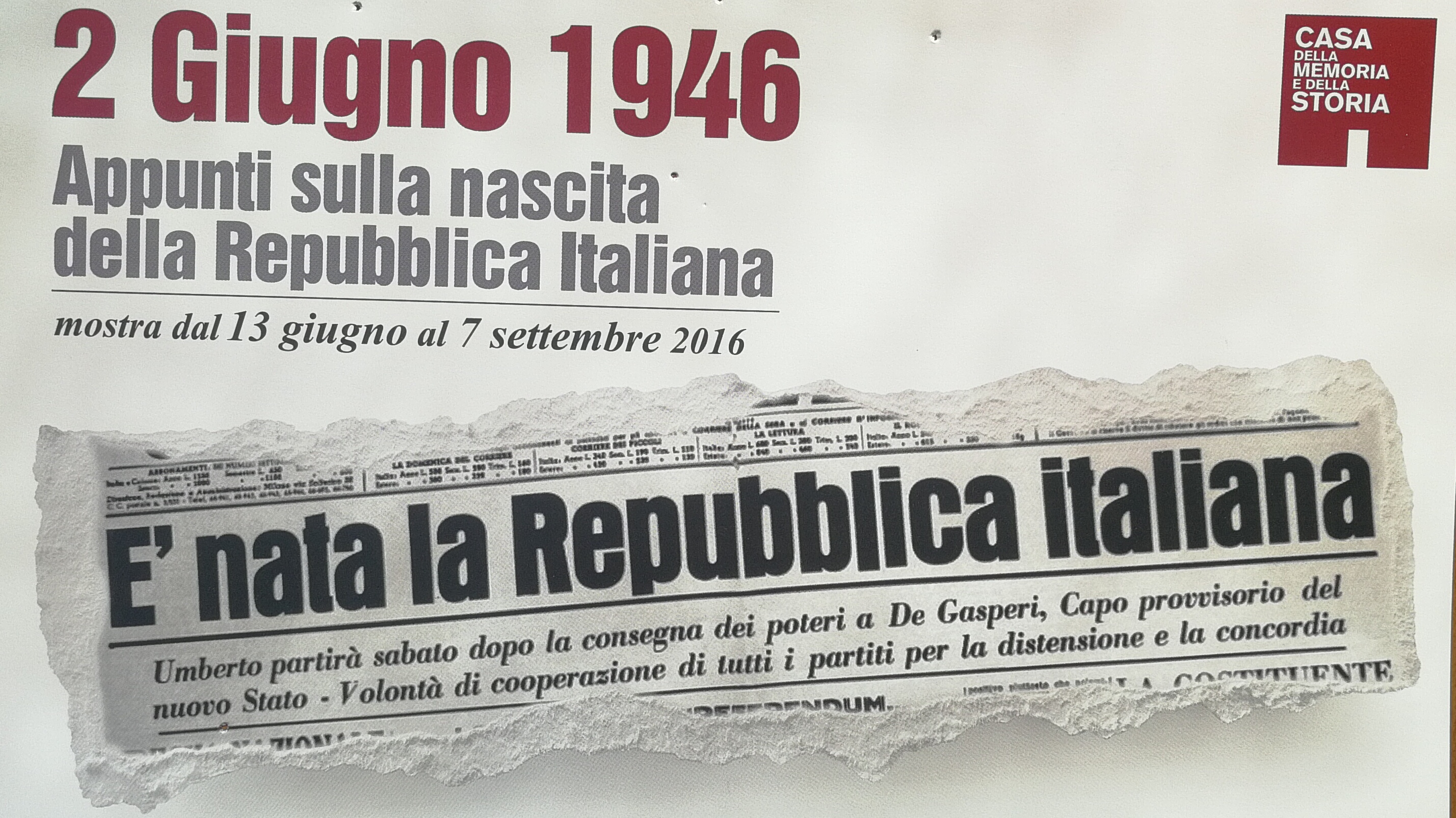 2 giugno 1946. Appunti sulla nascita della Repubblica Italiana