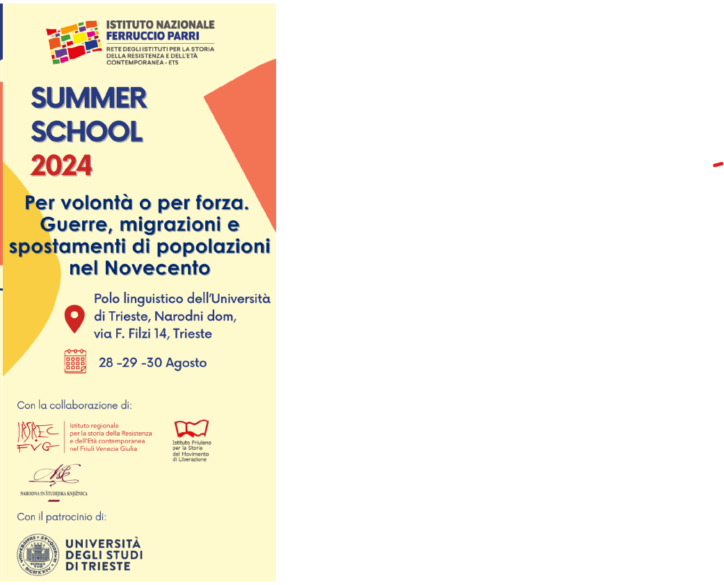 SUMMER SCHOOL PARRI 2024 – Trieste